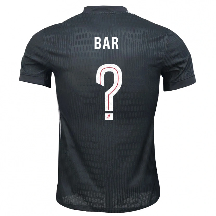 Danxen Dames Arthur Bar #0 Donkergrijs Zwart Keepersshirt 2025/26 T-Shirt België