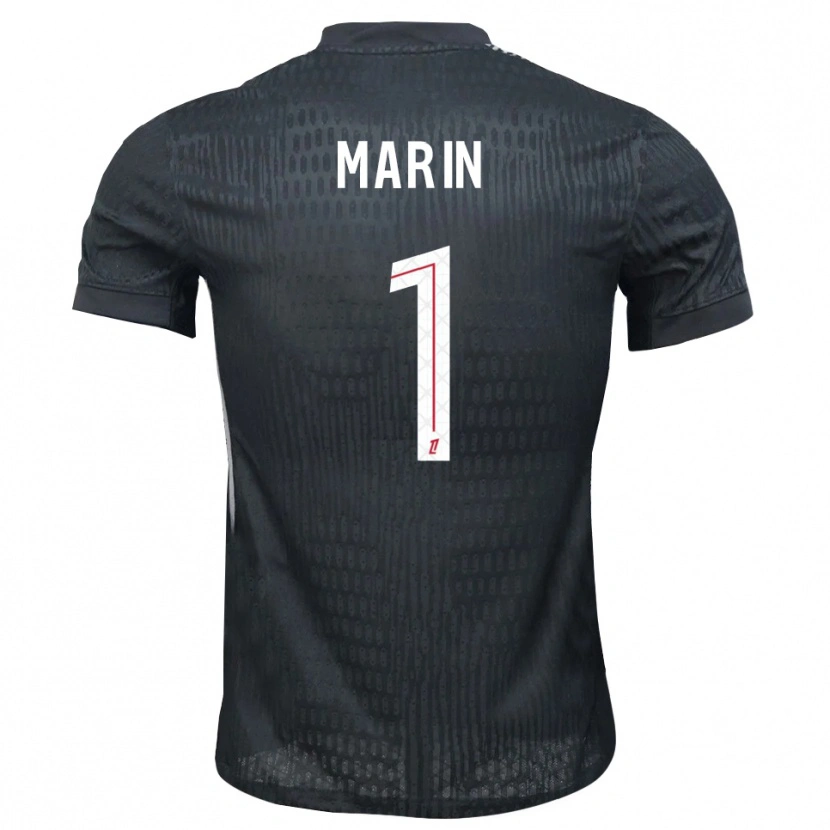 Danxen Dames Renato Marin #1 Donkergrijs Zwart Keepersshirt 2025/26 T-Shirt België