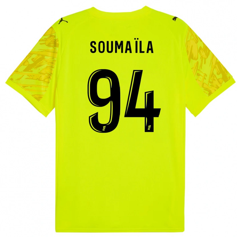 Danxen Dames Soumaïla Sylla #94 Fluorescerend Groen Geel Keepersshirt 2025/26 T-Shirt België
