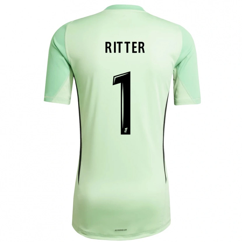 Danxen Dames Maxime Ritter #1 Lichtgroen Zwart Keepersshirt 2025/26 T-Shirt België
