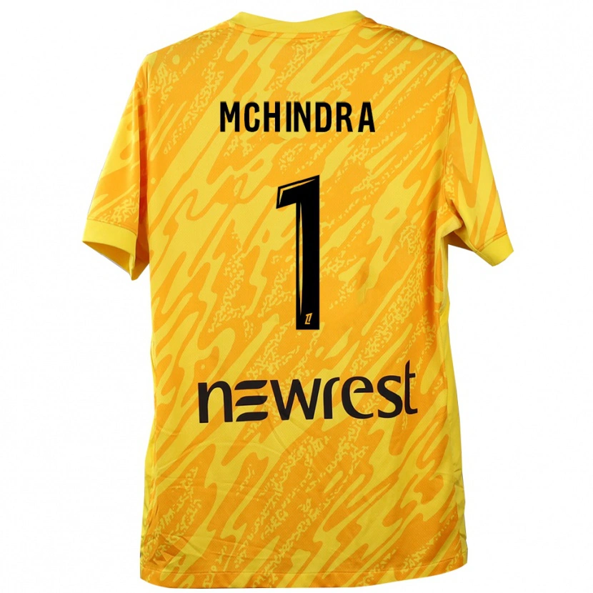 Danxen Dames Naime Said Mchindra #1 Geel Zwart Keepersshirt 2025/26 T-Shirt België