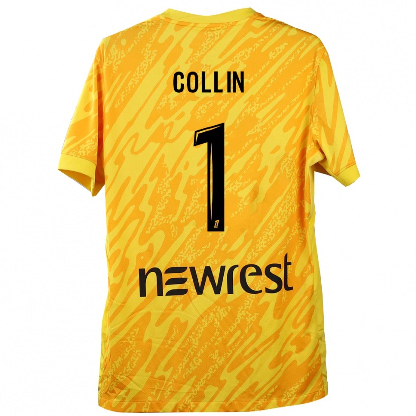 Danxen Dames Théo Collin #1 Geel Zwart Keepersshirt 2025/26 T-Shirt België