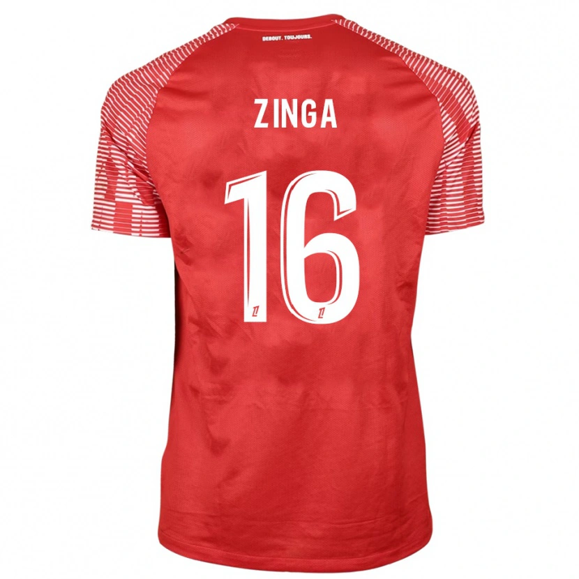 Danxen Dames Melvin Zinga #16 Rood Wit Keepersshirt 2025/26 T-Shirt België