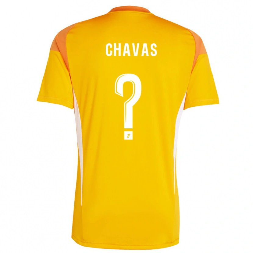 Danxen Dames Mylène Chavas #0 Licht Oranje Wit Keepersshirt 2025/26 T-Shirt België
