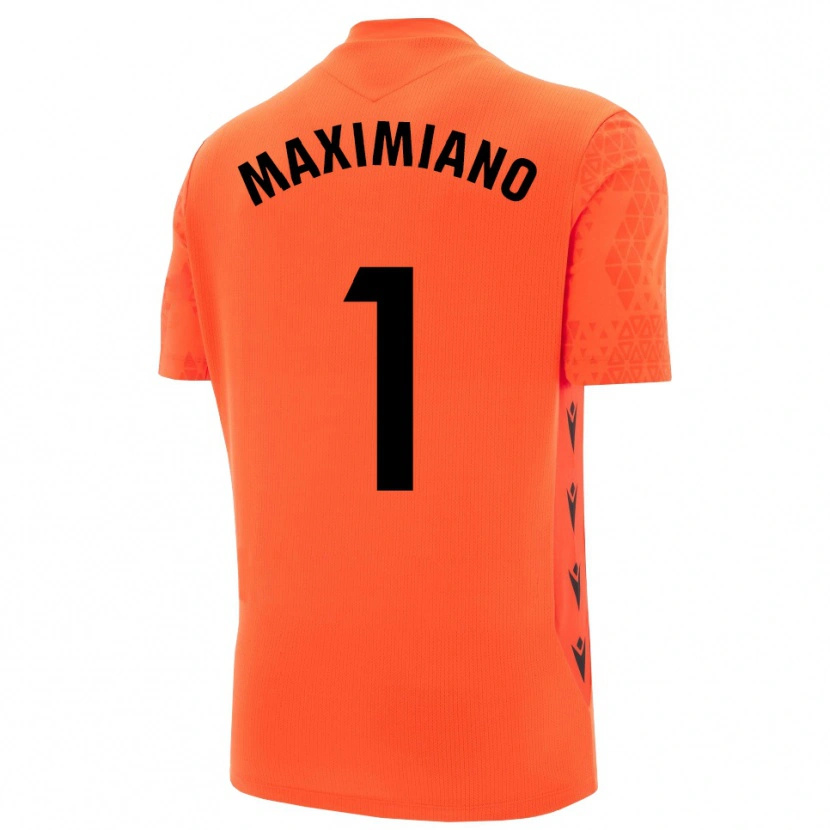 Danxen Dames Luís Maximiano #1 Oranje Zwart Keepersshirt 2025/26 T-Shirt België