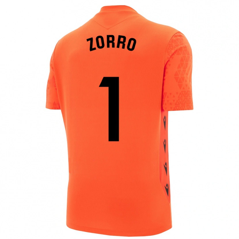 Danxen Dames Zorro #1 Oranje Zwart Keepersshirt 2025/26 T-Shirt België