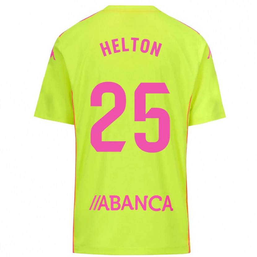 Danxen Dames Helton Leite #25 Geel Groen Keepersshirt 2025/26 T-Shirt België
