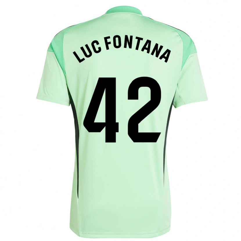 Danxen Dames Jean Luc Fontana #42 Licht Oranje Zwart Keepersshirt 2025/26 T-Shirt België
