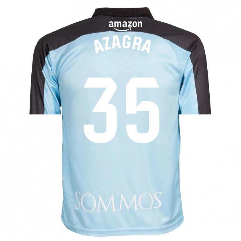 Danxen Dames Nico Azagra #35 Lichtblauw Zwart Keepersshirt 2025/26 T-Shirt België