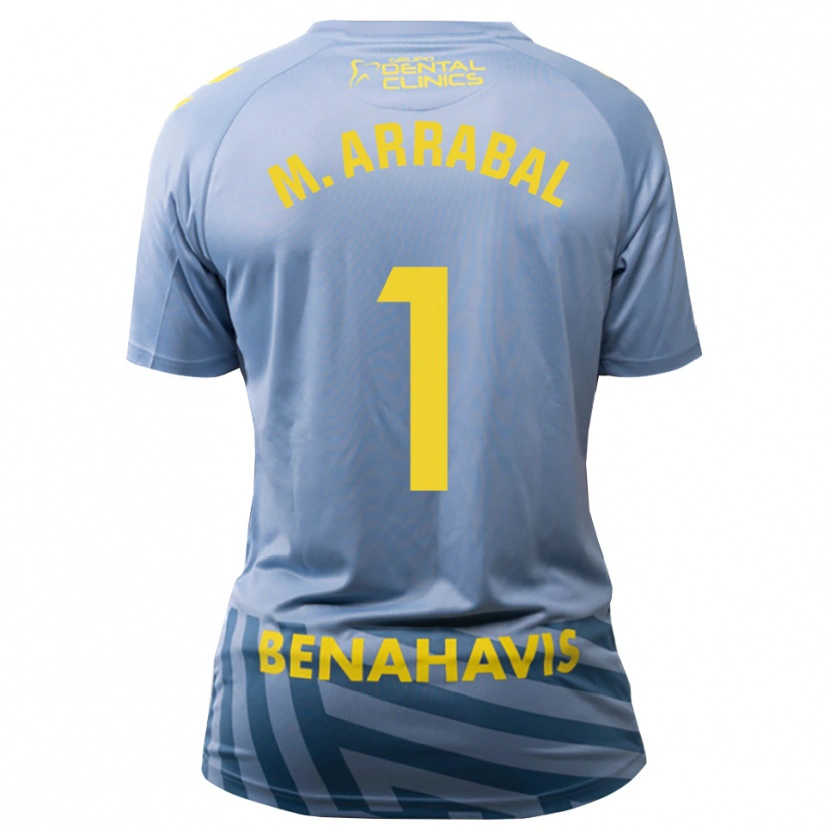 Danxen Dames María Arrabal Martin #1 Lichtstalen Blauw Keepersshirt 2025/26 T-Shirt België