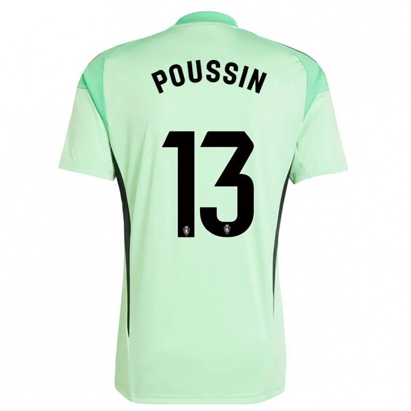 Danxen Dames Gaëtan Poussin #13 Middelgroen Keepersshirt 2025/26 T-Shirt België