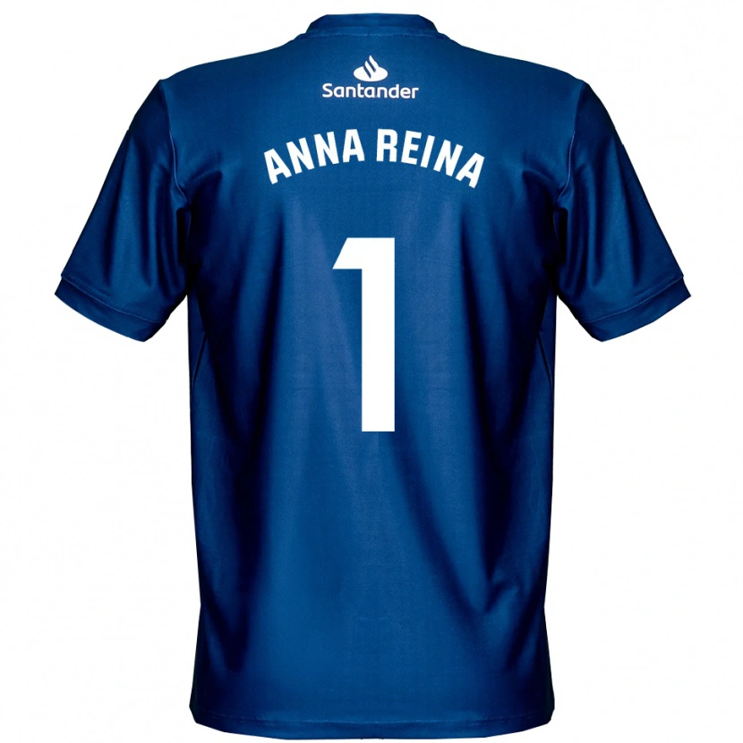 Danxen Dames Anna Reina Toro #1 Koninklijk Blauw Wit Keepersshirt 2025/26 T-Shirt België