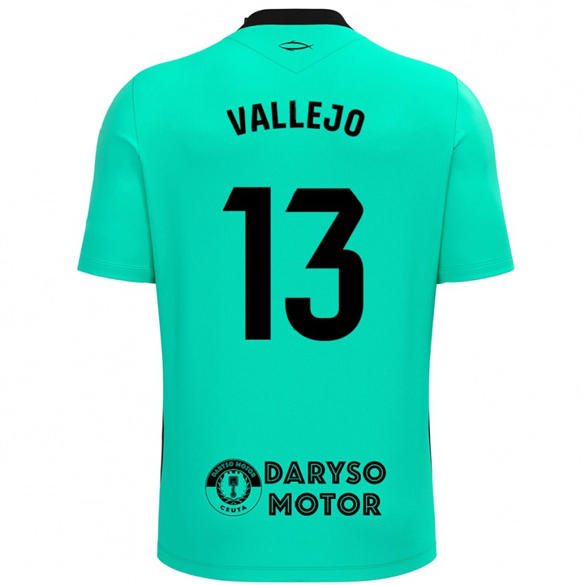 Danxen Dames Guillermo Vallejo #13 Turquoise Zwart Keepersshirt 2025/26 T-Shirt België