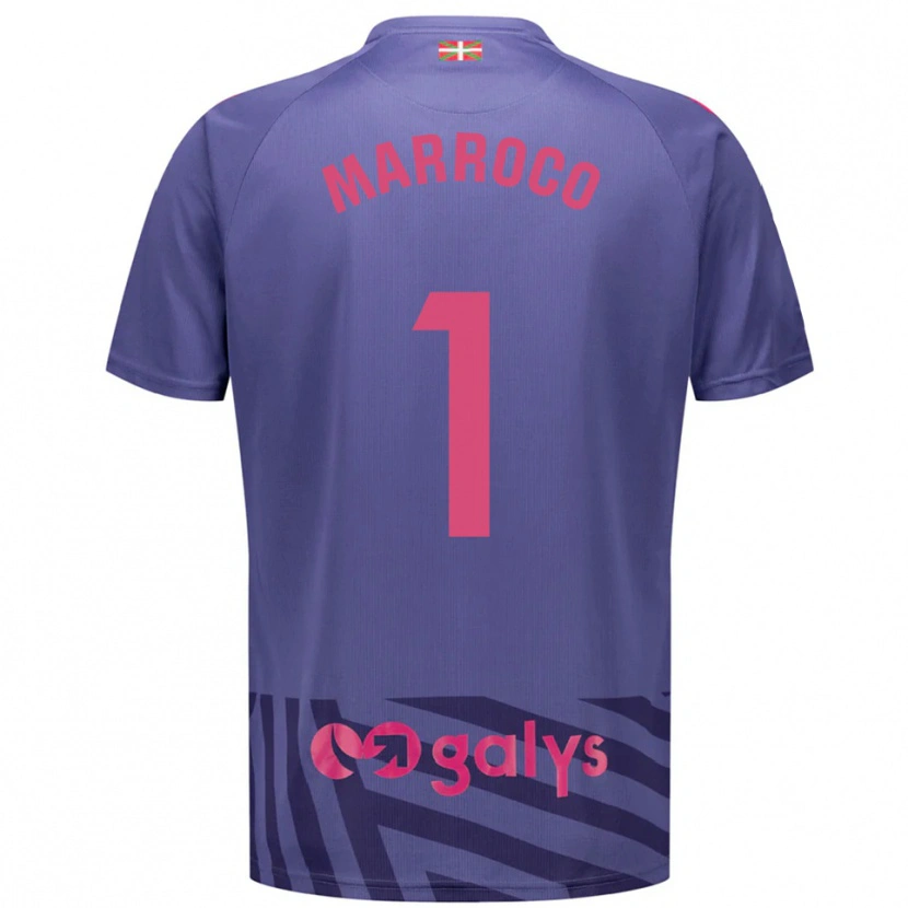 Danxen Dames Marc Marroco #1 Blauw Grijs Paars Keepersshirt 2025/26 T-Shirt België
