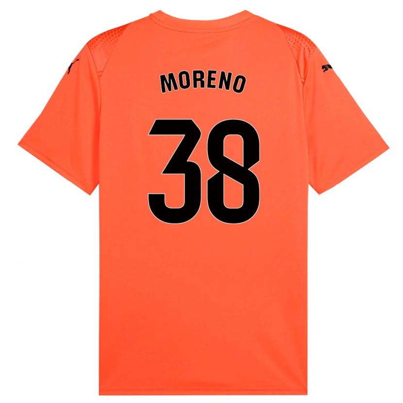 Danxen Dames Gerard Moreno #38 Oranje Zwart Rood Keepersshirt 2025/26 T-Shirt België