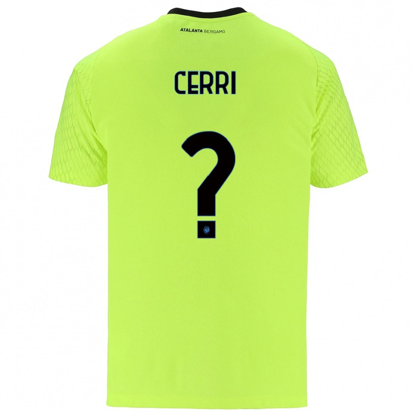 Danxen Dames Jacopo Cerri #0 Geel Groen Rood Keepersshirt 2025/26 T-Shirt België