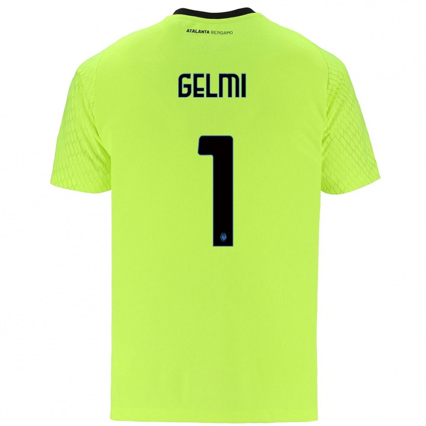Danxen Dames Ludovico Gelmi #1 Geel Groen Rood Keepersshirt 2025/26 T-Shirt België