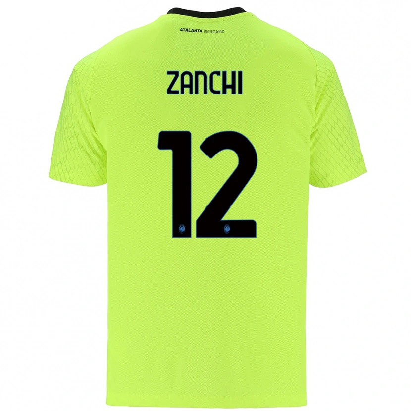 Danxen Dames Edoardo Zanchi #12 Geel Groen Rood Keepersshirt 2025/26 T-Shirt België