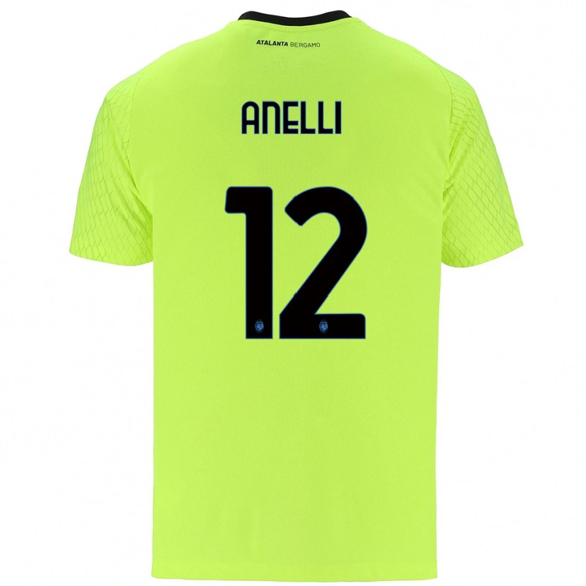 Danxen Dames Alessandro Anelli #12 Geel Groen Rood Keepersshirt 2025/26 T-Shirt België