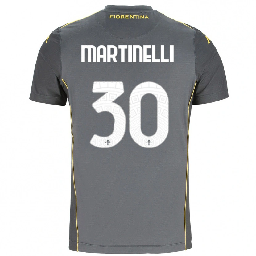 Danxen Dames Tommaso Martinelli #30 Donkergrijs Geel Keepersshirt 2025/26 T-Shirt België