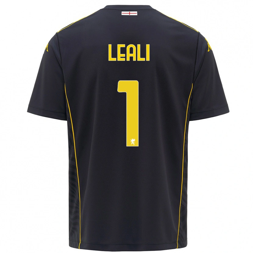 Danxen Dames Nicola Leali #1 Zwart Geel Keepersshirt 2025/26 T-Shirt België