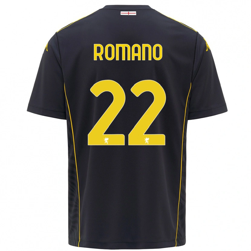 Danxen Dames Andrew Romano #22 Zwart Geel Keepersshirt 2025/26 T-Shirt België