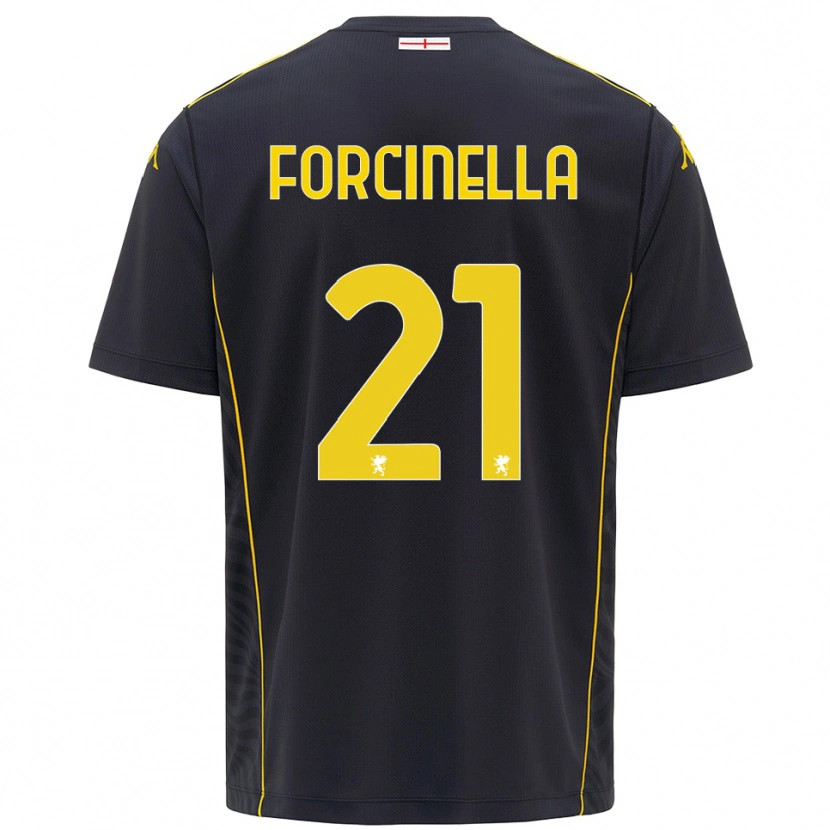 Danxen Dames Camilla Forcinella #21 Zwart Geel Keepersshirt 2025/26 T-Shirt België