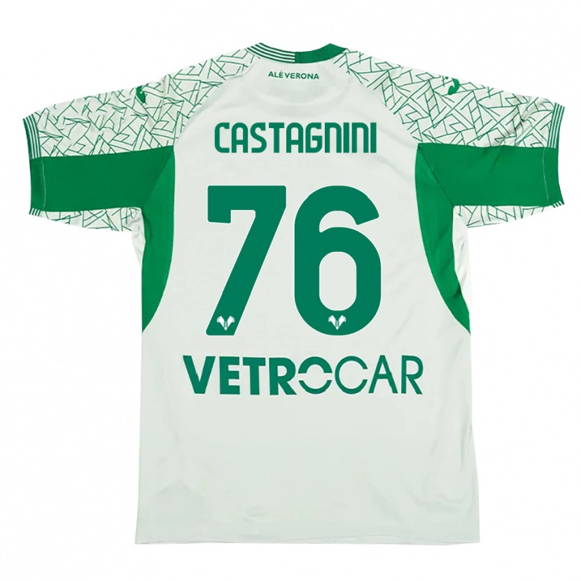 Danxen Dames Mirko Castagnini #76 Groen Rood Keepersshirt 2025/26 T-Shirt België