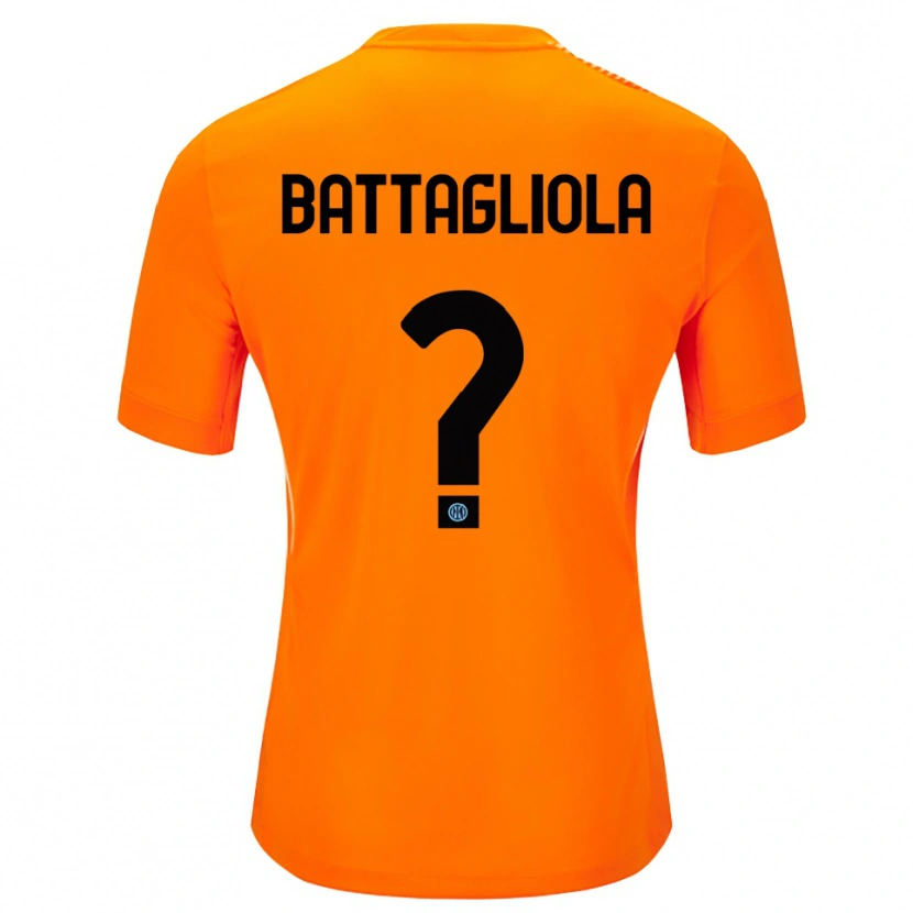 Danxen Dames Lorenzo Battagliola #0 Licht Oranje Zwart Keepersshirt 2025/26 T-Shirt België