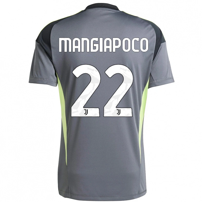 Danxen Dames Stefano Mangiapoco #22 Donkergrijs Wit Keepersshirt 2025/26 T-Shirt België
