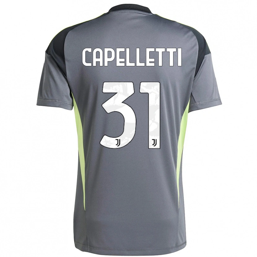 Danxen Dames Alessia Capelletti #31 Donkergrijs Wit Keepersshirt 2025/26 T-Shirt België