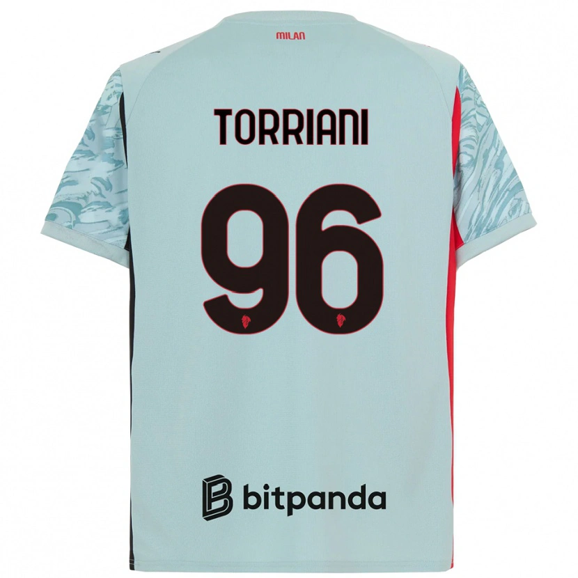 Danxen Dames Lorenzo Torriani #96 Licht Blauw Rood Keepersshirt 2025/26 T-Shirt België