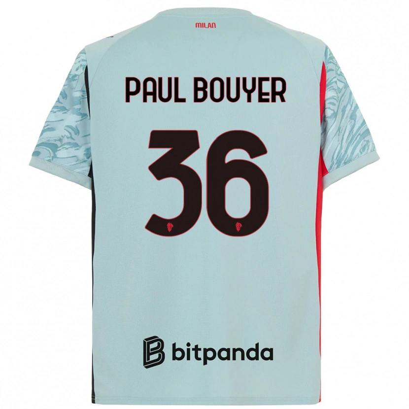 Danxen Dames Léo Paul Bouyer #36 Licht Blauw Rood Keepersshirt 2025/26 T-Shirt België