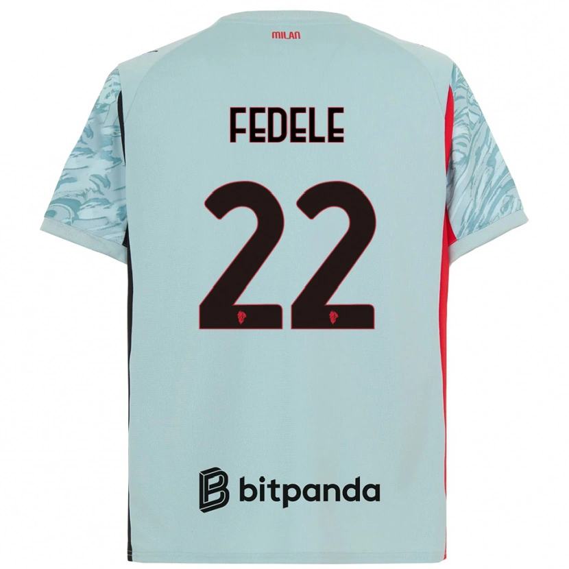 Danxen Dames Noemi Fedele #22 Licht Blauw Rood Keepersshirt 2025/26 T-Shirt België