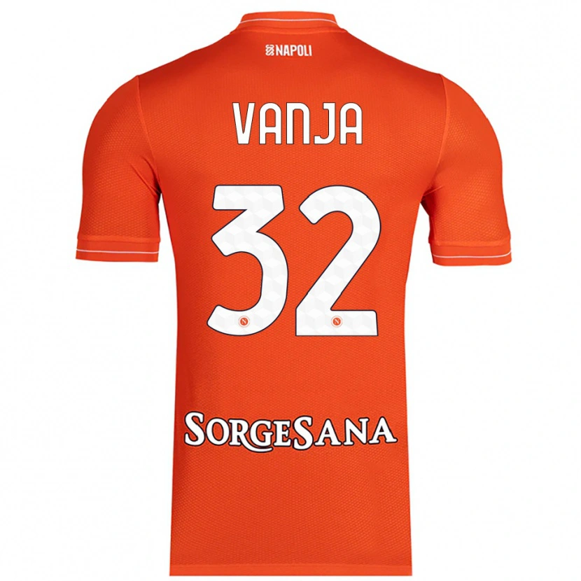 Danxen Dames Vanja Milinković-Savić #32 Oranje Rood Wit Keepersshirt 2025/26 T-Shirt België