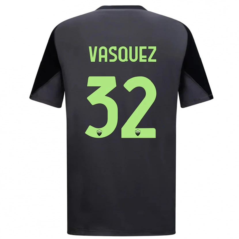 Danxen Dames Devis Vásquez #32 Zwart Licht Groen Keepersshirt 2025/26 T-Shirt België