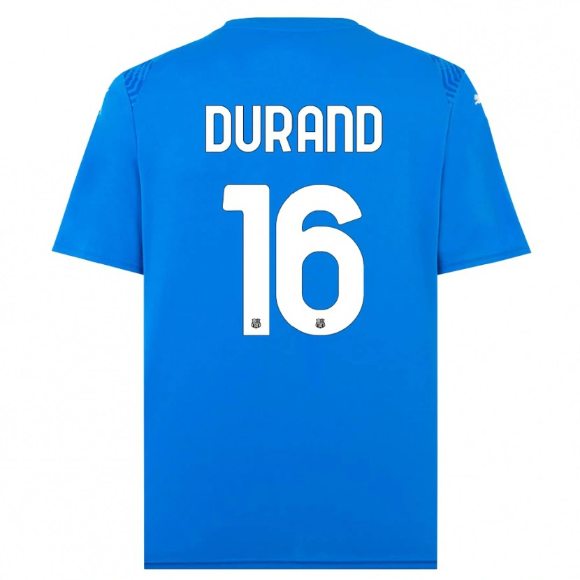 Danxen Dames Solène Durand #16 Blauw Wit Keepersshirt 2025/26 T-Shirt België