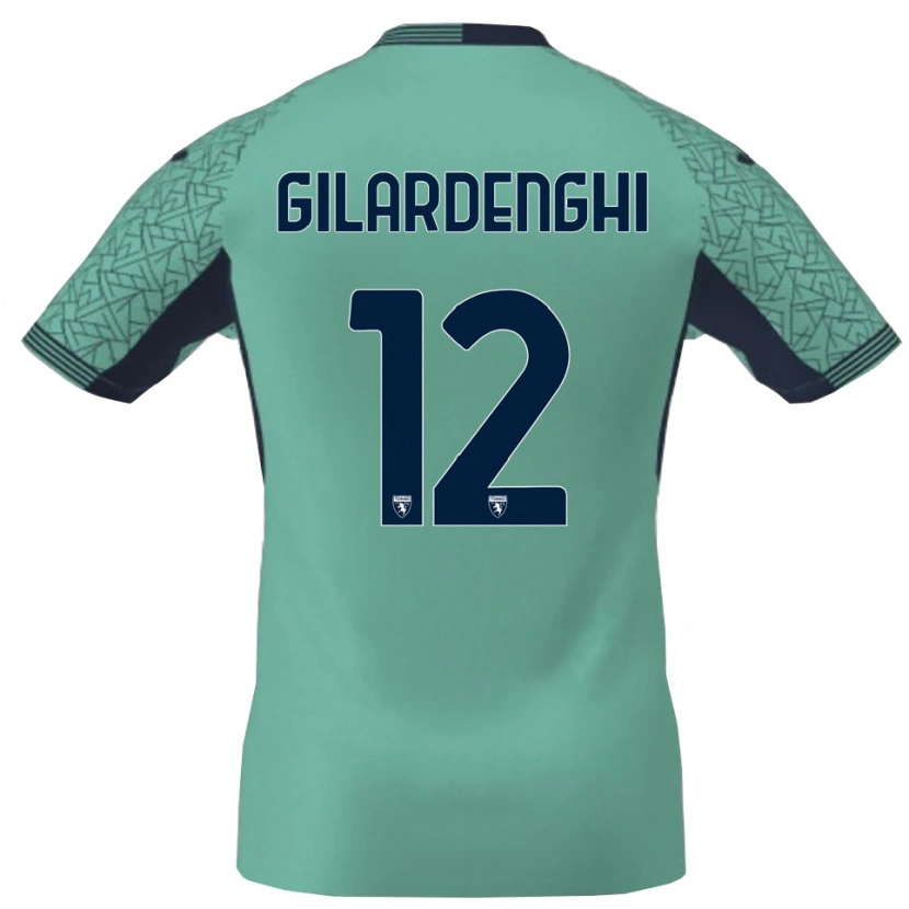 Danxen Dames Riccardo Gilardenghi #12 Blauw Lagune Keepersshirt 2025/26 T-Shirt België
