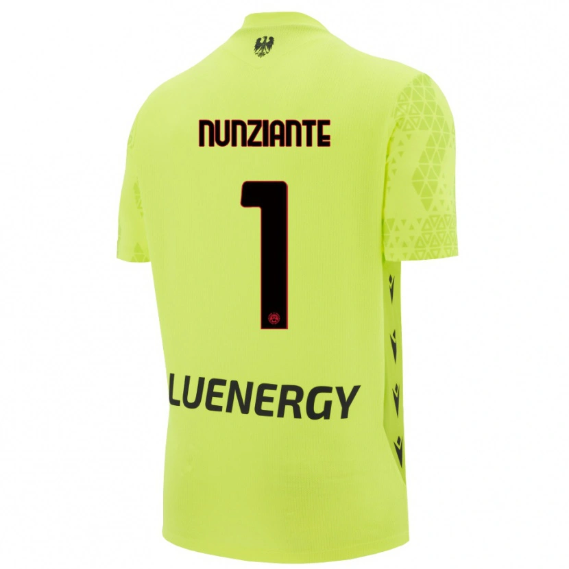Danxen Dames Alessandro Nunziante #1 Groen Geel Zwart Keepersshirt 2025/26 T-Shirt België