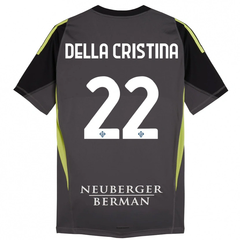Danxen Dames Stefano Della Cristina #22 Zwart Licht Groen Keepersshirt 2025/26 T-Shirt België