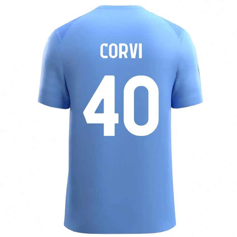 Danxen Dames Edoardo Corvi #40 Hemelsblauw Wit Keepersshirt 2025/26 T-Shirt België
