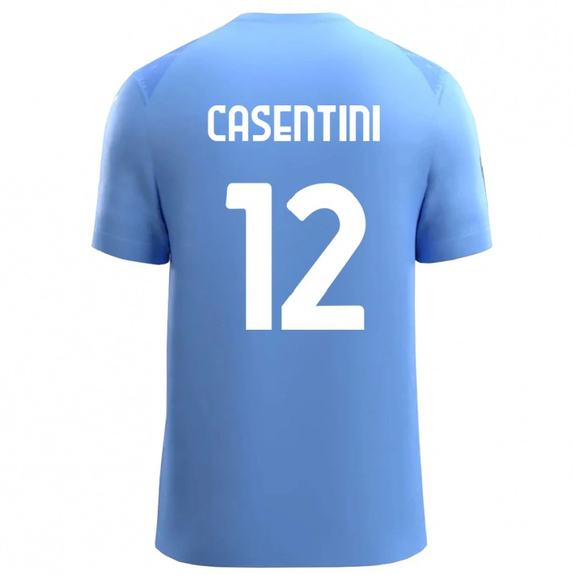 Danxen Dames Gabriele Casentini #12 Hemelsblauw Wit Keepersshirt 2025/26 T-Shirt België