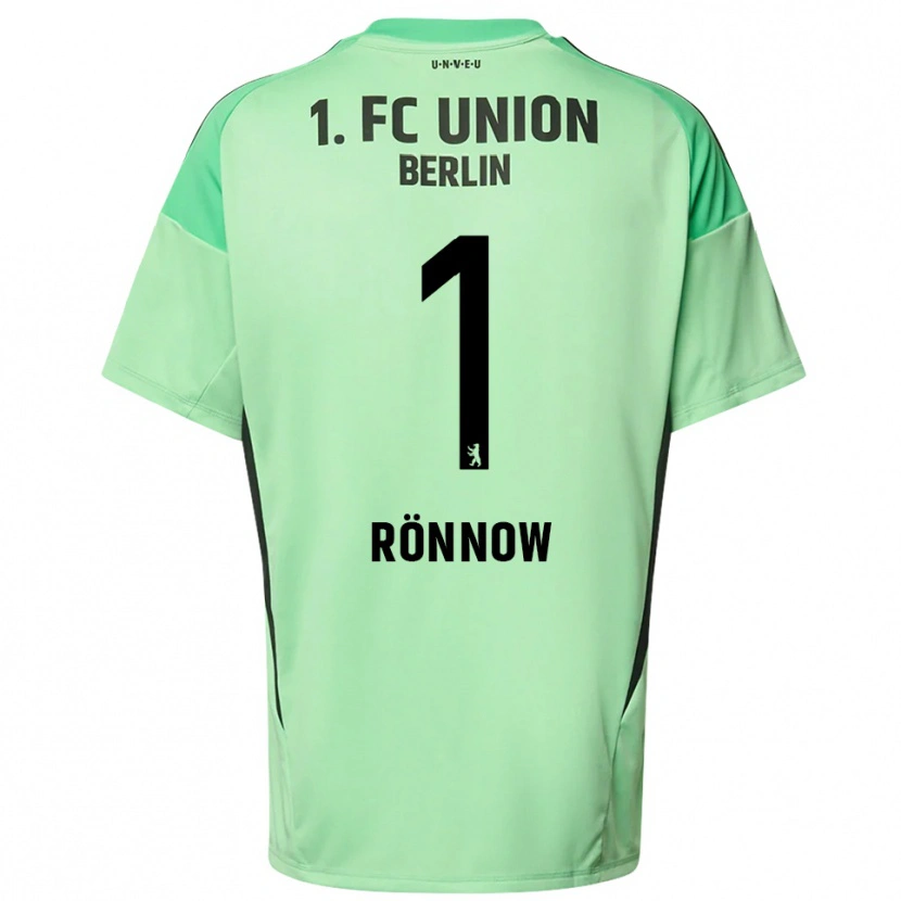 Danxen Dames Frederik Rönnow #1 Licht Groen Zwart Keepersshirt 2025/26 T-Shirt België