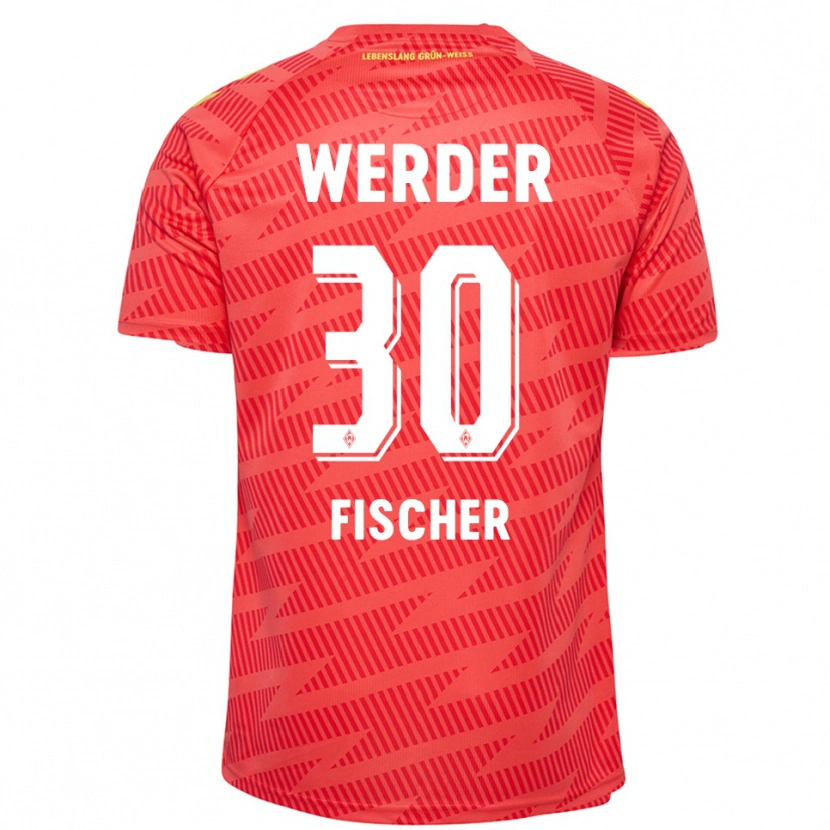 Danxen Dames Vanessa Fischer #30 Rood Geel Keepersshirt 2025/26 T-Shirt België
