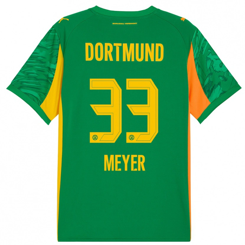 Danxen Dames Alexander Meyer #33 Groen Oranje Keepersshirt 2025/26 T-Shirt België
