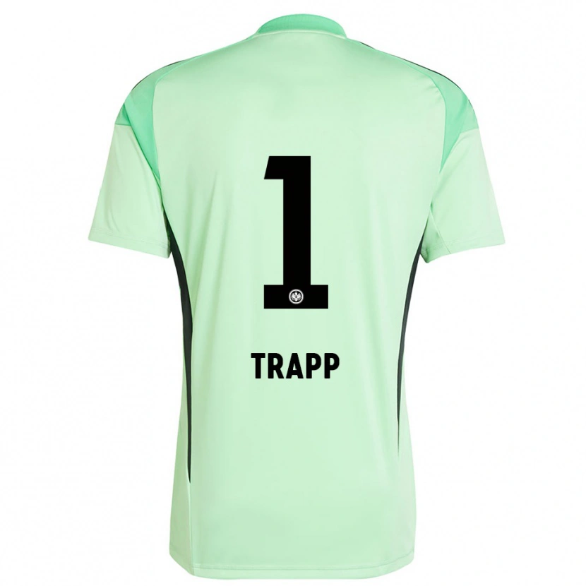Danxen Dames Kevin Trapp #1 Licht Groen Zwart Keepersshirt 2025/26 T-Shirt België