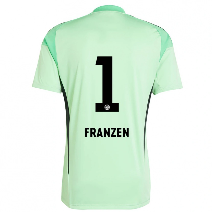 Danxen Dames Marlon Franzen #1 Licht Groen Zwart Keepersshirt 2025/26 T-Shirt België