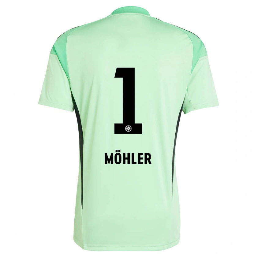 Danxen Dames Emil Möhler #1 Licht Groen Zwart Keepersshirt 2025/26 T-Shirt België