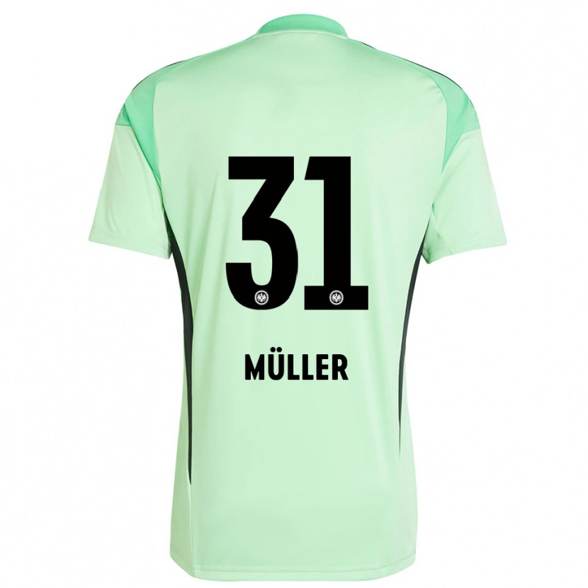 Danxen Dames Laurin Müller #31 Licht Groen Zwart Keepersshirt 2025/26 T-Shirt België