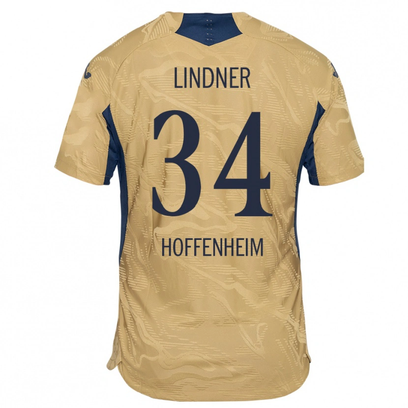 Danxen Dames Sophie Lindner #34 Tan Zwart Keepersshirt 2025/26 T-Shirt België